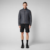 Man's animal free puffer Alexander in storm grey - New season's hues | Save The Duck