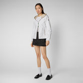 Woman's jacket Stella in white - New season's heroes | Save The Duck