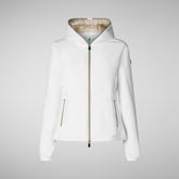 Woman's jacket Stella in white | Save The Duck