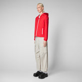 Woman's jacket Stella in flame red | Save The Duck