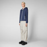 Woman's jacket Stella in navy blue | Save The Duck