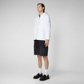 Man's jacket David in white - Men's Jackets | Save The Duck