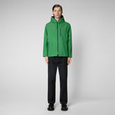 Man's jacket David in rainforest green - New season's hues | Save The Duck