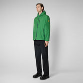 Man's jacket David in rainforest green - New season's hues | Save The Duck