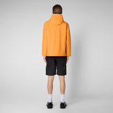 Man's jacket David in sunshine orange - Men's Jackets | Save The Duck