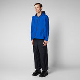 Man's jacket David in cyber blue - New In Man | Save The Duck