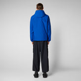 Man's jacket David in cyber blue - Spring Outerwear | Save The Duck