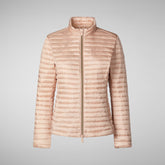 Woman's animal free puffer Andreina in powder pink | Save The Duck