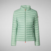 Piumino animal free donna Carly mint green | Save The Duck