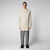 Man's raincoat Dacey in shore beige - Men's Raincoats | Save The Duck