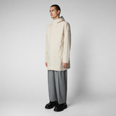 Man's raincoat Dacey in shore beige - Rainy Man | Save The Duck