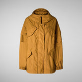 Woman's jacket Juna in amber orange | Save The Duck