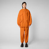 Woman's jacket Juna in amber orange - New season's heroes | Save The Duck