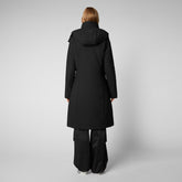 Giacca lunga donna Alkinia black - Stretch Donna | Save The Duck