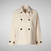 Woman's jacket Ina in shore beige | Save The Duck