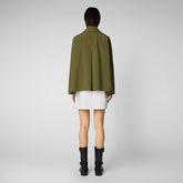 Woman's jacket Ina in dusty olive - Rainy Woman | Save The Duck