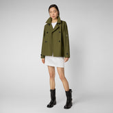 Woman's jacket Ina in dusty olive - NEW IN | Save The Duck