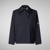 Woman's jacket Ina in blue black | Save The Duck