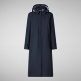 Woman's raincoat Asia in blue black | Save The Duck