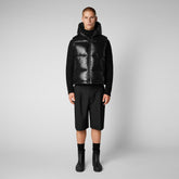 Man's quilted gilet Dexter in black - Sale | Save The Duck