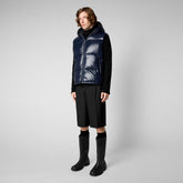 Man's quilted gilet Dexter in blue black - Gilet Man | Save The Duck