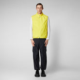 Gilet imbottito uomo Mars giallo sole - Nuova collezione: piumini, giacche, gilet uomo | Save The Duck