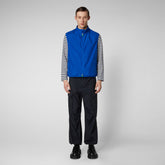Man's vest Mars in cyber blue - New season's heroes | Save The Duck