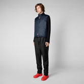 Man's gilet Stelis in blue black - Sale | Save The Duck