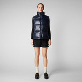 Unisex quilted gilet Ailantus in blue black - UNISEX | Save The Duck