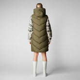 Gilet lungo donna Judee sherwood green - Recycled Donna | Save The Duck