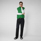 Gilet imbottito uomo Adam verde foresta - Nuova collezione: piumini, giacche, gilet uomo | Save The Duck