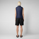 Woman's quilted vest Charlotte in navy blue - Navy Blu Woman | Save The Duck