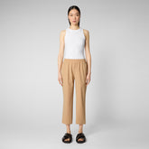 Damen trousers Milan in Biscuit beige - Damen Hosen | Save The Duck