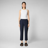 Pantalon Milan bleu foncé pour femme - NEW IN | Save The Duck