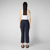 Pantalon Milan bleu foncé pour femme - Pantalon femme | Save The Duck