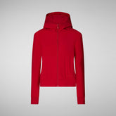 Sweatshirt Pear rouge tomate pour femme | Save The Duck