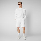 Sweatshirt Silas blanc pour homme - New In Man | Save The Duck