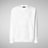 Sweatshirt Silas blanc pour homme | Save The Duck