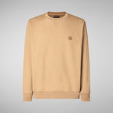 Sweatshirt Silas biscuit beige pour homme | Save The Duck