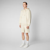 Felpa uomo Edson in beige crema - Magliette & Felpe Uomo | Save The Duck