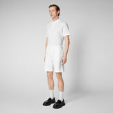 Man's trousers Rayun in white - Athleisure Man | Save The Duck