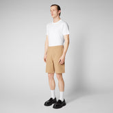 Man's trousers Rayun in biscuit beige - Athleisure Man | Save The Duck