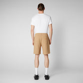 Man's trousers Rayun in biscuit beige | Save The Duck