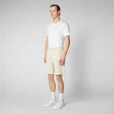 Pantaloni uomo Rayun in beige crema - Athleisure Uomo | Save The Duck