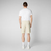 Pantaloni uomo Rayun in beige crema - Athleisure Uomo | Save The Duck
