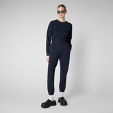 Woman's sweatshirt Ligia bleu foncé pour femme - Nuovi Arrivi: Abbigliamento ed Accessori Donna | Save The Duck