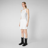 Pantalon Halima blanc pour femme - Athleisure Femme | Save The Duck