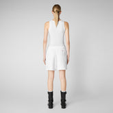 Pantalon Halima blanc pour femme - Athleisure Femme | Save The Duck