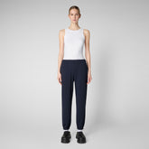 Woman's trousers Jiya in navy blue | Save The Duck