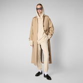 Felpa donna Ode in beige crema - NEW IN | Save The Duck